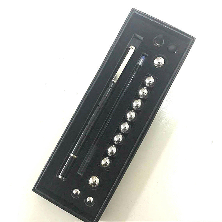 Magnetyczny długopis fidget z kulkami
