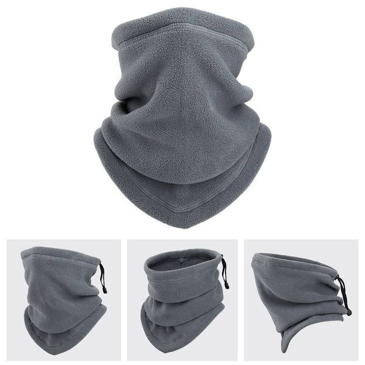 Polarowy komin zimowy na twarz, wiatroodporny, miękki, unisex, 2 kolory