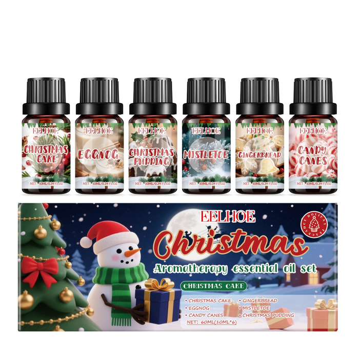 Otulena Zestaw 6 olejków zapachowych o świątecznych aromatach