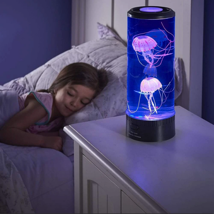 Otulena Lampka akwarium LED z pływającymi meduzami