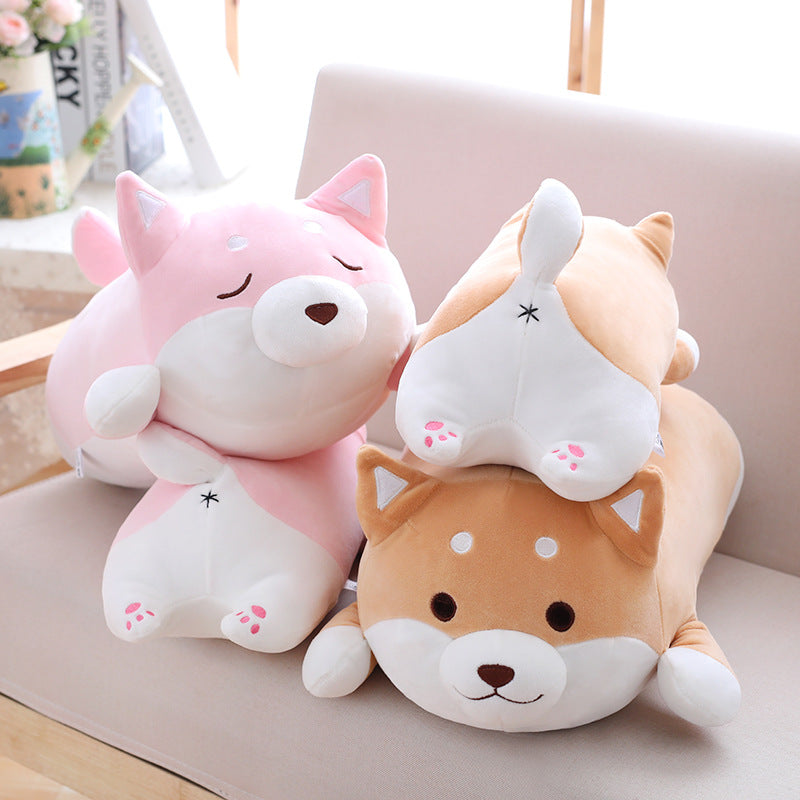 Pulchny pluszowy piesek Shiba Inu