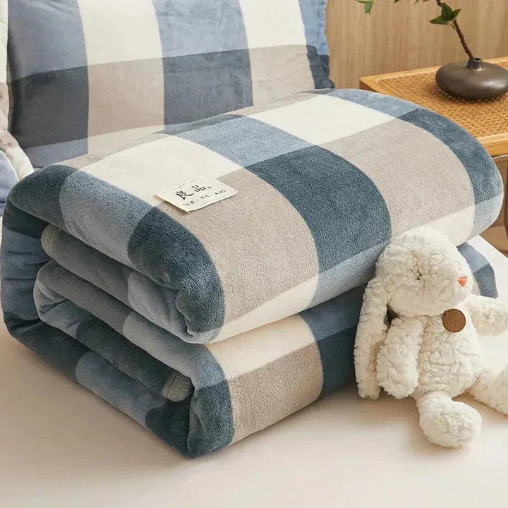 Gruby koc flanelowy - FlannelWarm