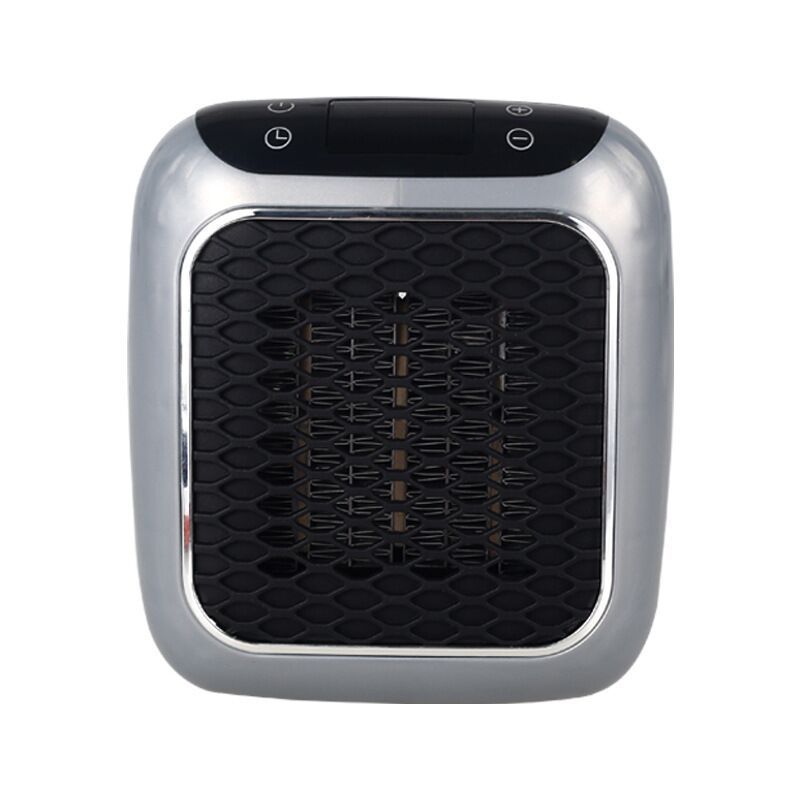Mini termowentylator w gniazdku z cyfrowym wyświetlaczem