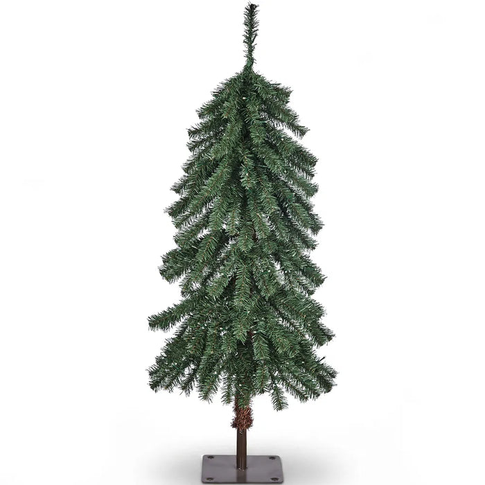 Otulena Choinka 122 cm w kształcie cedru z lampkami na baterie