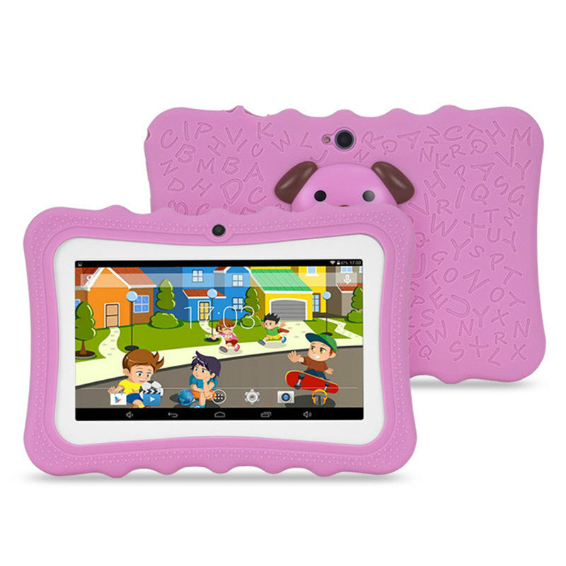 Niebieski tablet dla dzieci w etui