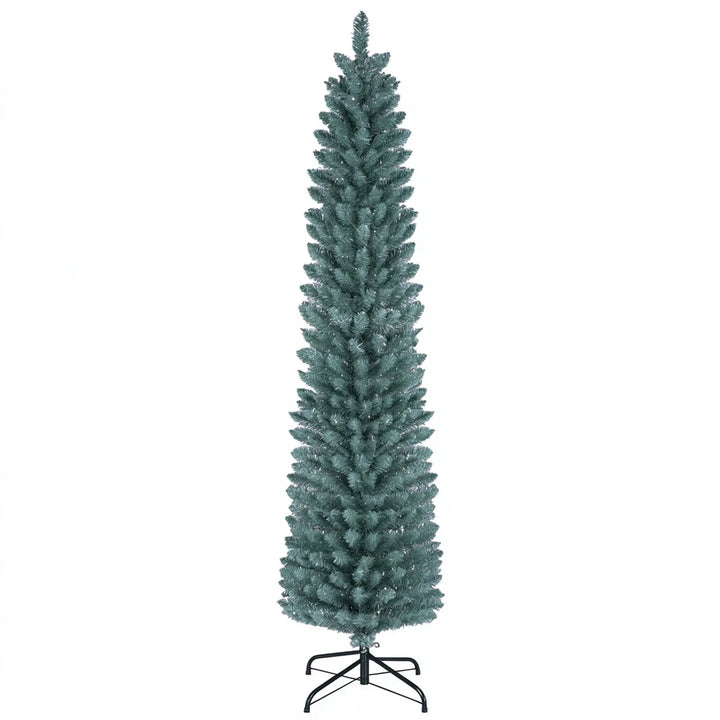 Wąska oszroniona choinka 183 cm