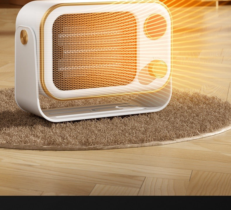 Termowentylator retro na ścianie