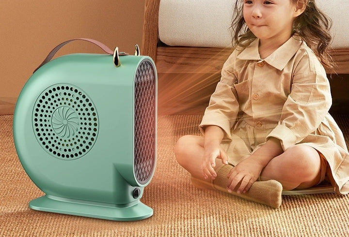 Smukły termowentylator z uchwytem