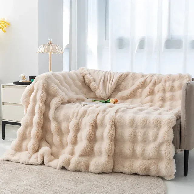 Colin pluszowy koc - Zima Luxe i supermiękki