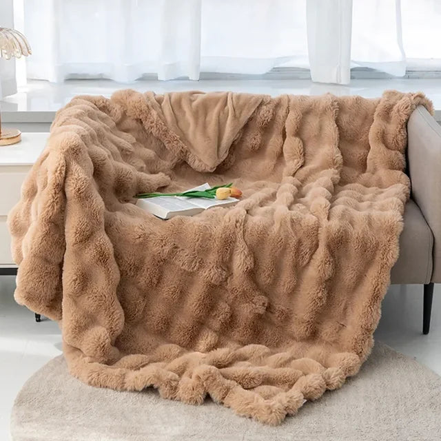 Colin pluszowy koc - Zima Luxe i supermiękki