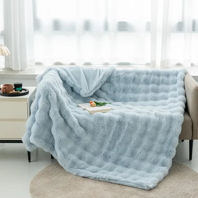 Colin pluszowy koc - Zima Luxe i supermiękki