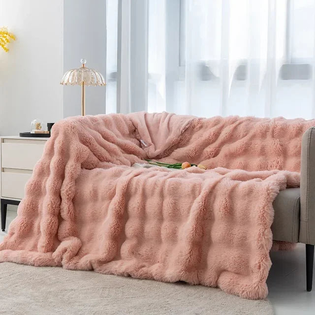 Colin pluszowy koc - Zima Luxe i supermiękki
