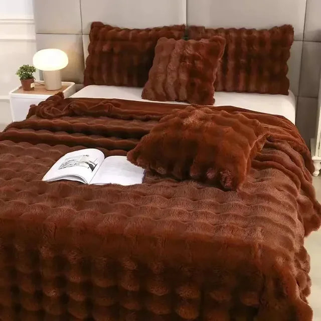 Colin pluszowy koc - Zima Luxe i supermiękki
