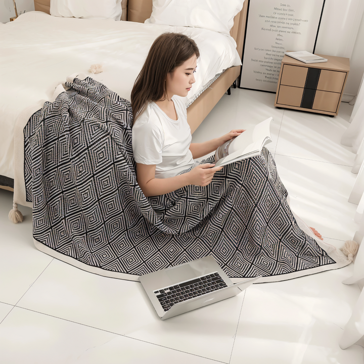 GeoComfort polar koce – Miękki, Lekki poliester z nowoczesny nadruk