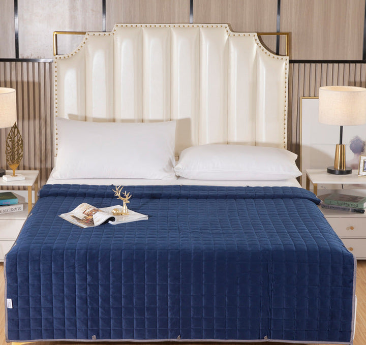 Dwustronny zima Quilted koc