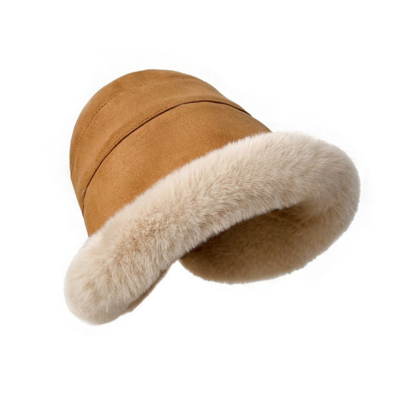 Damska czapka beanie ze sztucznego futra, miękka i elegancka