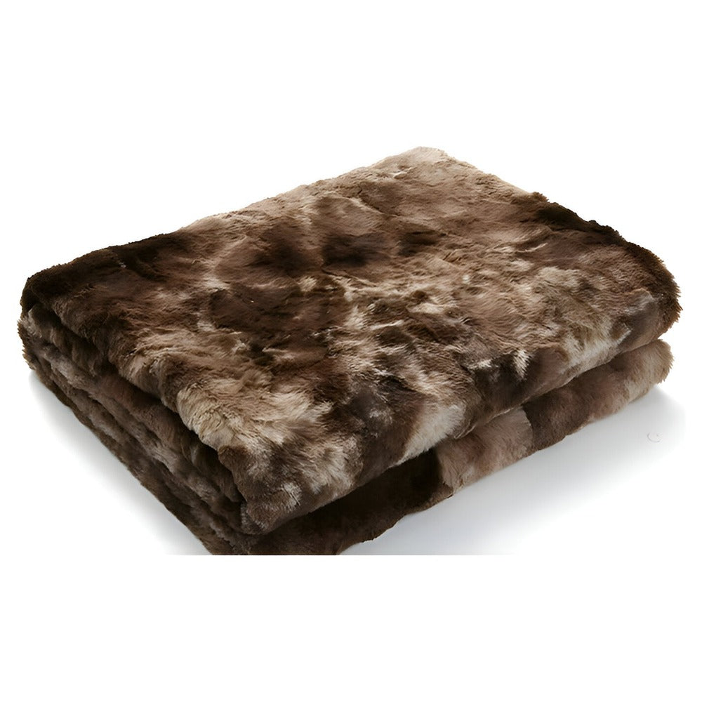 Miękki welur koc zimowy – Ciepły Coral koc polarowy w Batik Styl