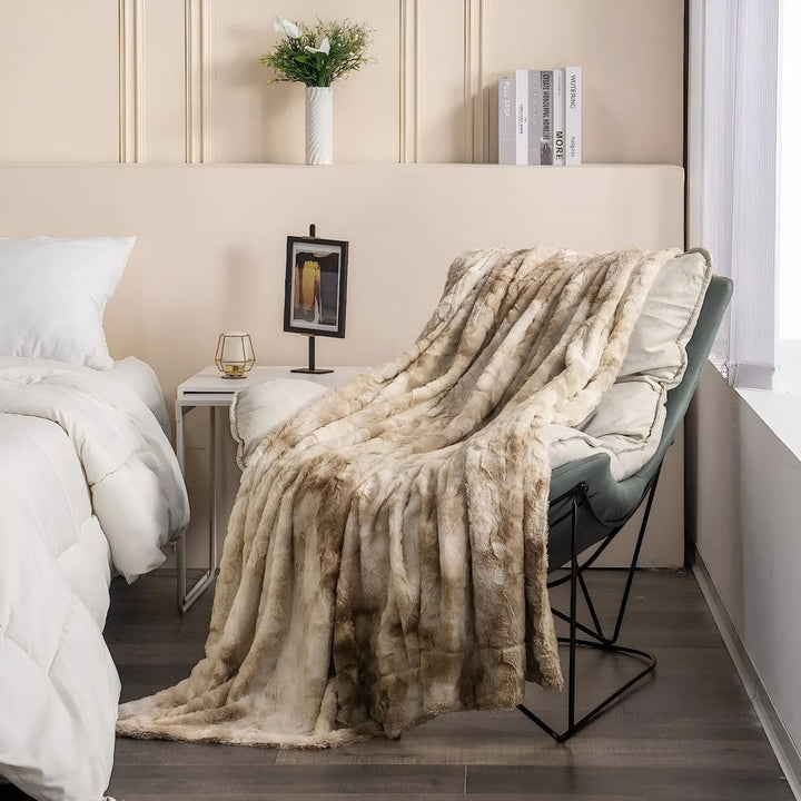 Miękki welur koc zimowy – Ciepły Coral koc polarowy w Batik Styl