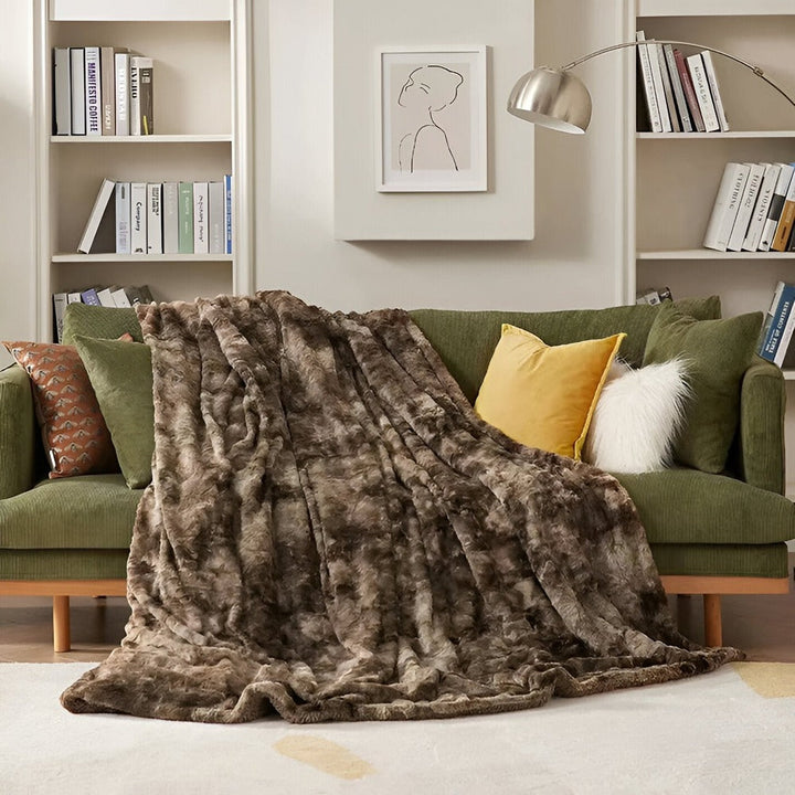 Miękki welur koc zimowy – Ciepły Coral koc polarowy w Batik Styl