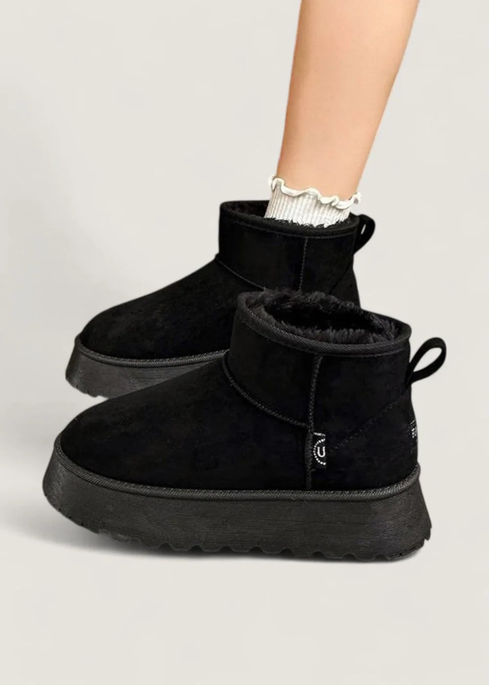 Ocieplane buty zimowe unisex z antypoślizgową podeszwą