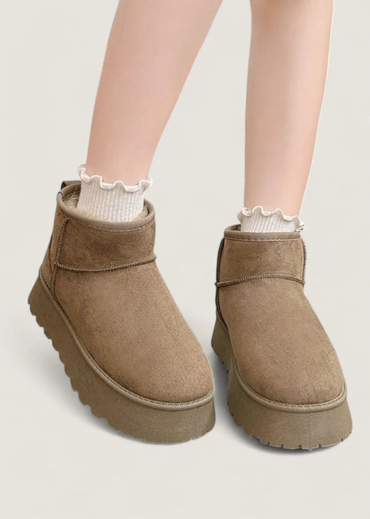 Ocieplane buty zimowe unisex z antypoślizgową podeszwą