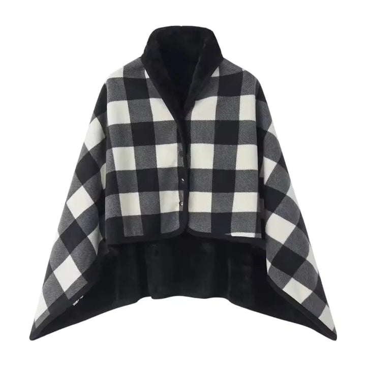 Velmesta Wearable Plaid Fleece Blanket