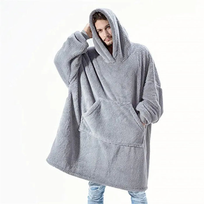 Otulena™ Bluza-koc z kapturem – luźny krój i ciepło na chłodne dni