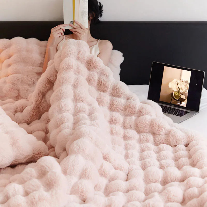 CozyChic - Luxe koc narzutowy dla ciepły Moments