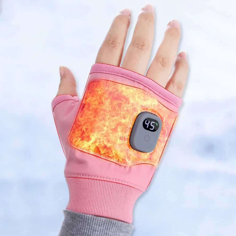 Otulena™ Podgrzewane rękawiczki bez palców z akumulatorem