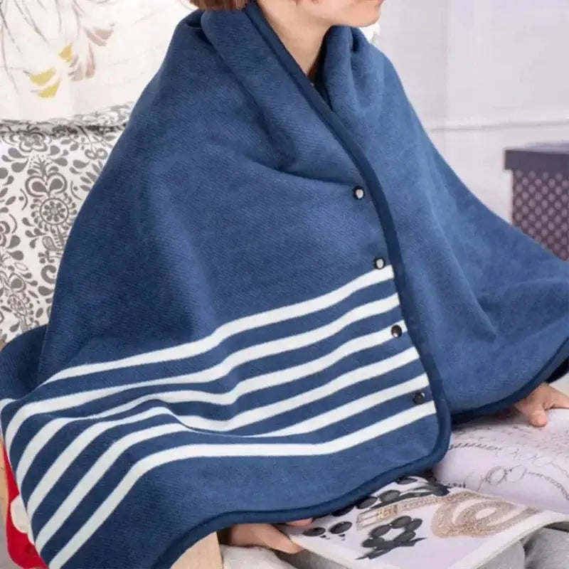 Velmesta Wearable Plaid Fleece Blanket