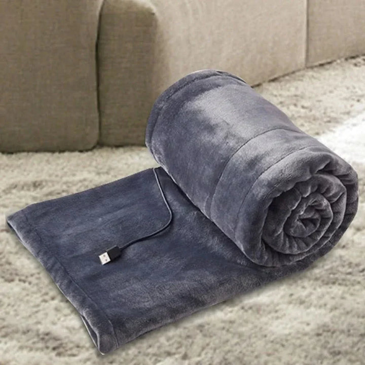 ElectricCuddle USB podgrzewany koc polarowy – Przenośny &amp; regulowany