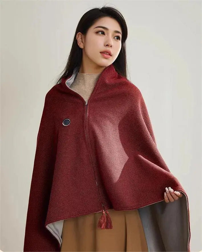 Otulena™ Podgrzewany szal USB z 3 poziomami ciepła