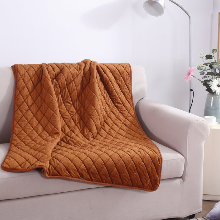 Otulena Koc elektryczny na USB 100 x 140 cm z zamkiem – do noszenia i prania