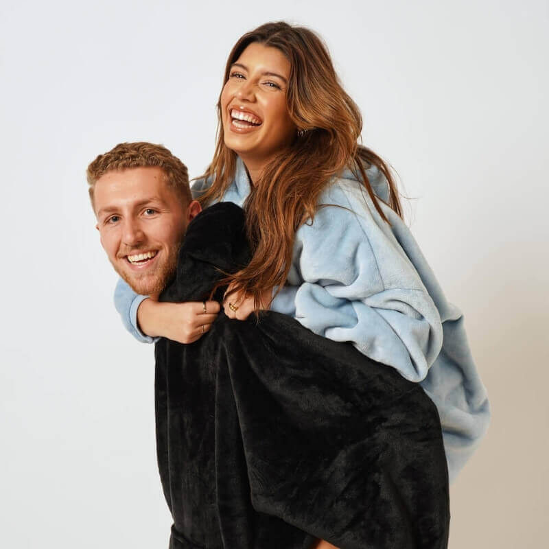Bluza-koc z podszewką sherpa – oversize i bardzo ciepła