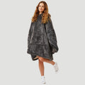 Otulena™ Bluza-koc z podszewką sherpa – oversize i bardzo ciepła