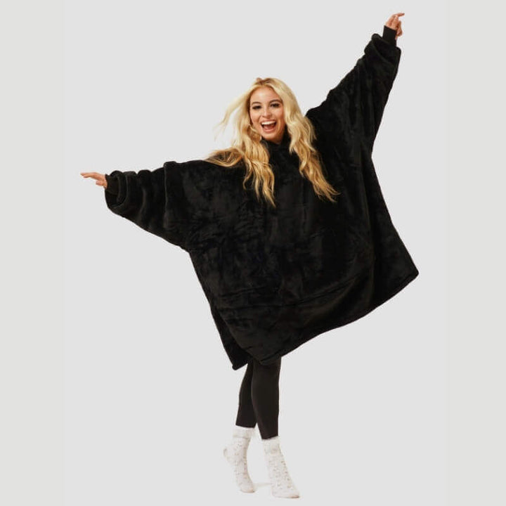 Bluza-koc z podszewką sherpa – oversize i bardzo ciepła