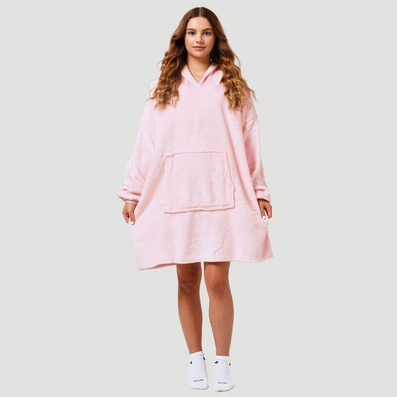 Bluza-koc z podszewką sherpa – oversize i bardzo ciepła