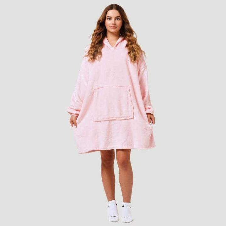 Bluza-koc z podszewką sherpa – oversize i bardzo ciepła