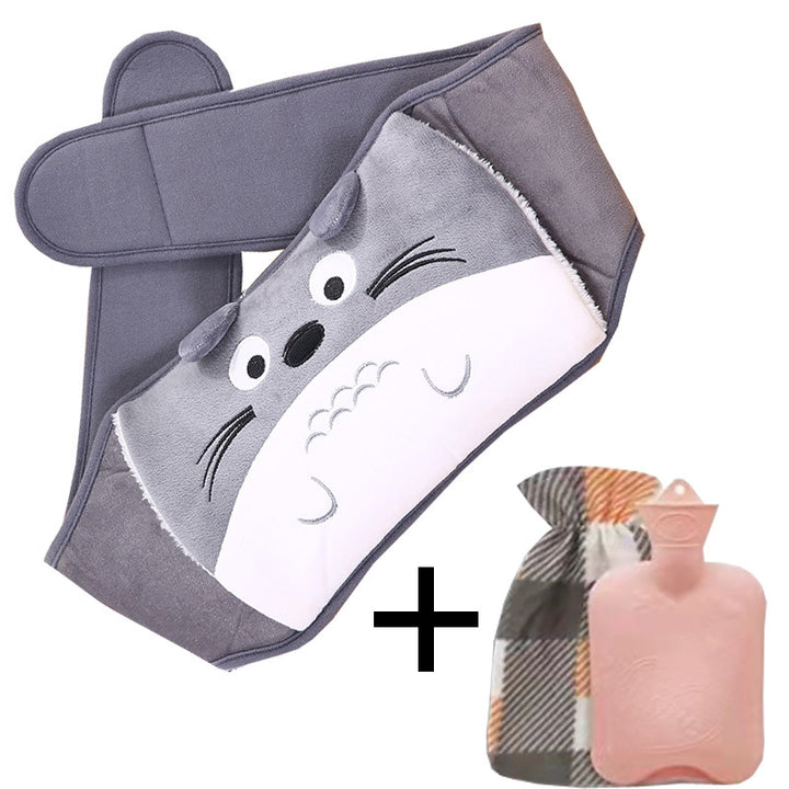 Termofor na brzuch w pluszowym pasie – 1000 ml, 120 cm