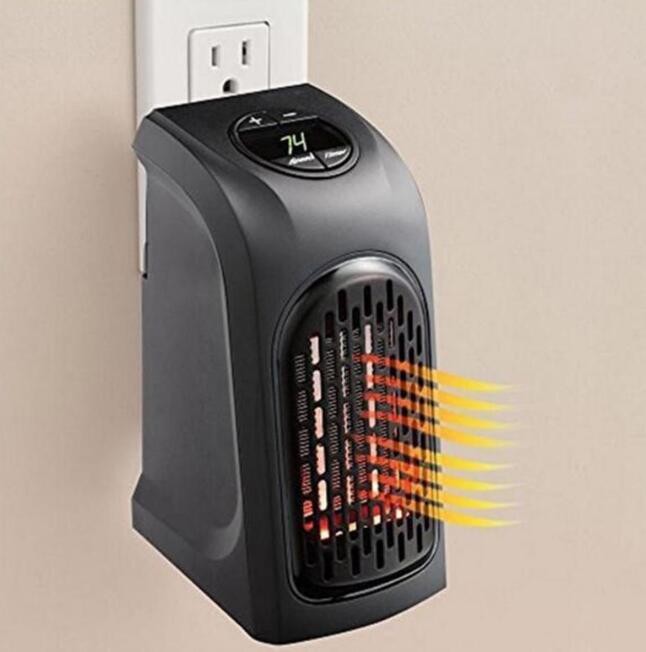 Otulena Grzejnik ceramiczny do gniazdka 500 W z timerem 12 h