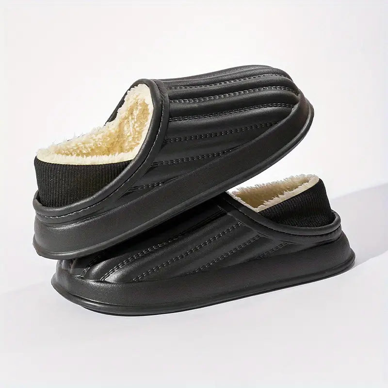 Ciepłe kapcie domowe z antypoślizgową podeszwą