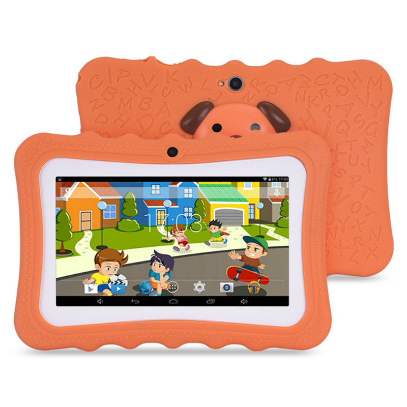 Niebieski tablet dla dzieci w etui