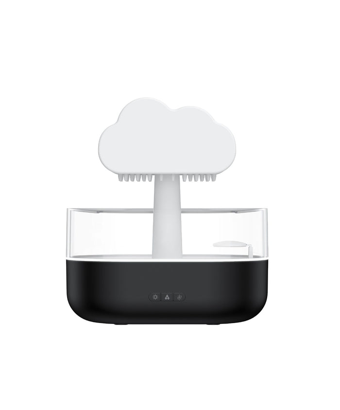 Otulena Nawilżacz chmurka z deszczem i lampką LED w 7 kolorach