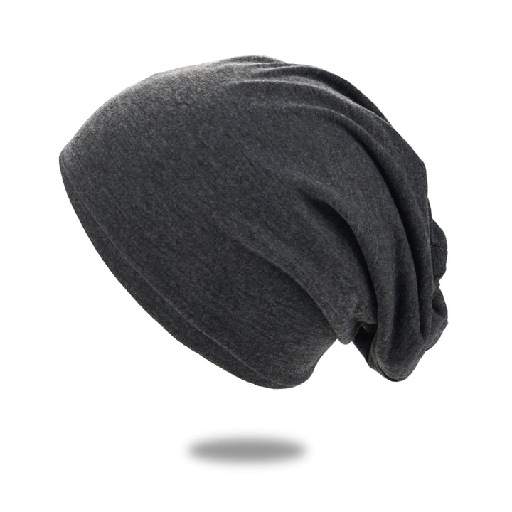 Czapka beanie typu slouch z oddychającej dzianiny