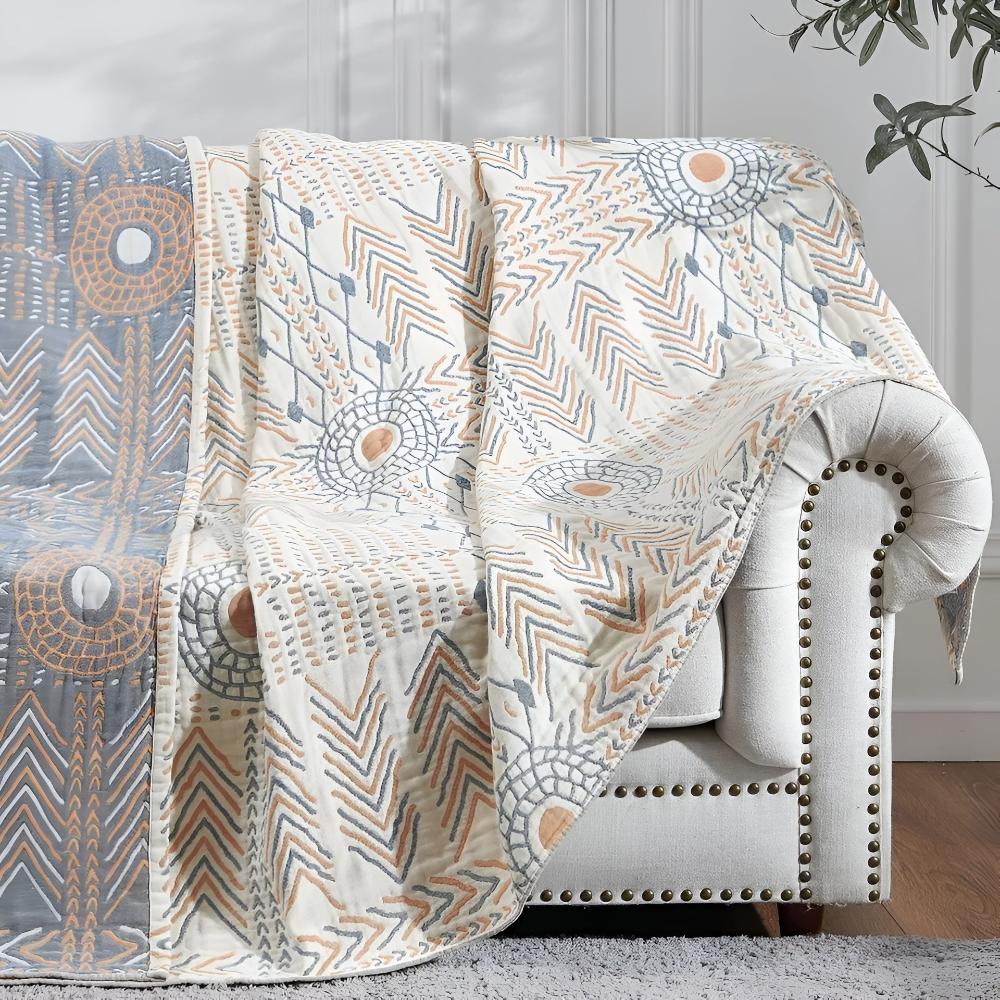 Elegancki dwustronny koc Versatile sofa &amp; sypialnia Accent
