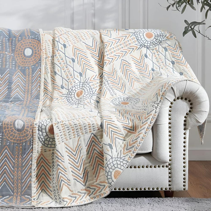 Elegancki dwustronny koc Versatile sofa &amp; sypialnia Accent