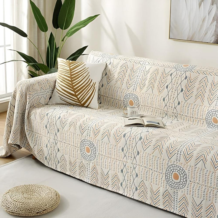 Elegancki dwustronny koc Versatile sofa &amp; sypialnia Accent