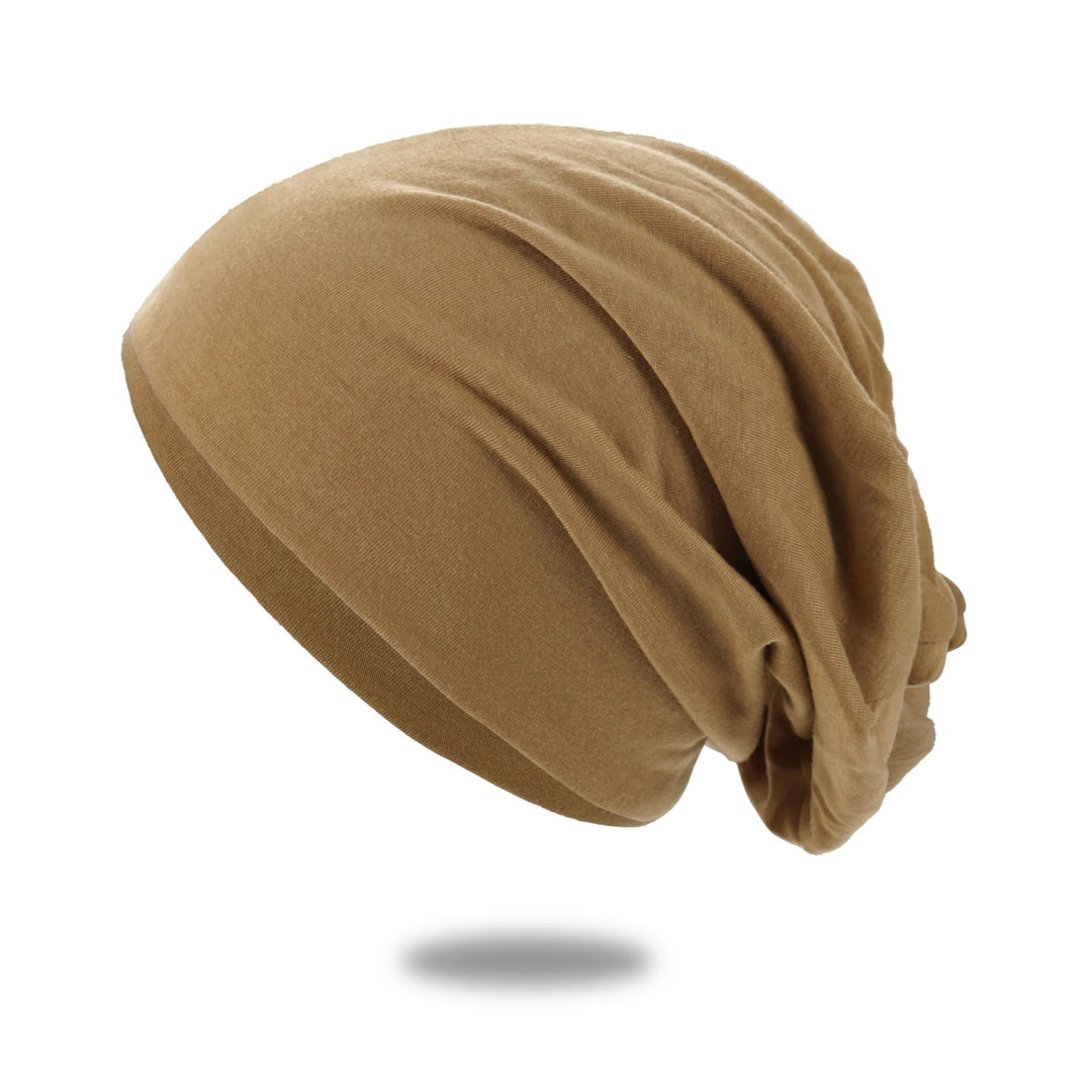 Czapka beanie typu slouch z oddychającej dzianiny
