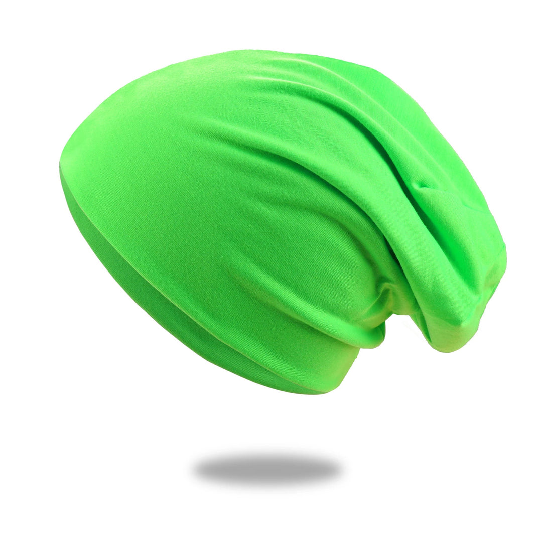 Czapka beanie typu slouch z oddychającej dzianiny