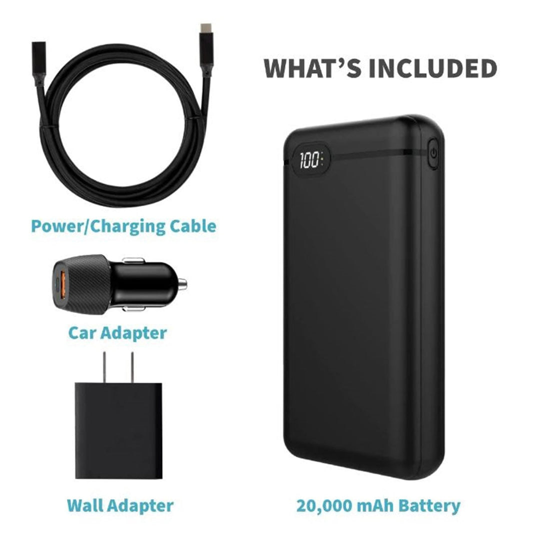 Podgrzewany koc outdoorowy z zasilany akumulatorem przenośny USB powerbank i Three strefy grzania